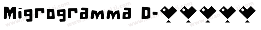 Migrogramma D字体转换